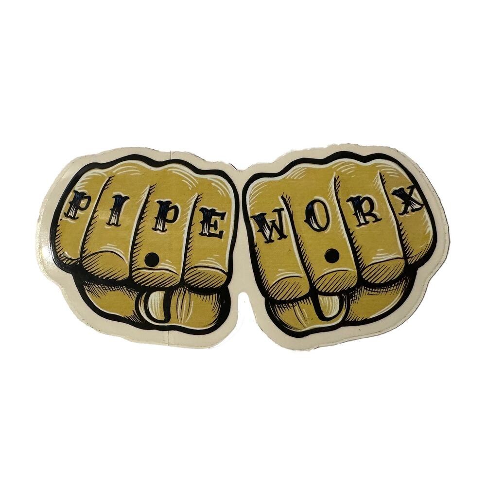Pipe Worx Knuckle Tattoo Sticker